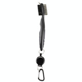 2 PCS Golf Club Brush Ball Slot Cleaning Brush Cleaning Set(Black)