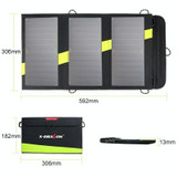 ALLPOWERS 20W 5V Solar Phone Charger Dual USB Output Portable Solar Panel