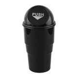 Universal Car Trash Bin Car Garbage Can Rubbish Dust Case Holder Bin Automobile Storage Bucket(Black)