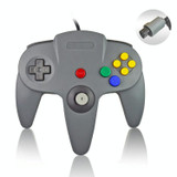 For Nintendo N64 Wired Game Controller Gamepad(Grey)