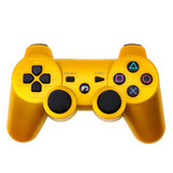 Snowflake Button Wireless Bluetooth Gamepad Game Controller for PS3(Gold)