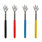 Practical Handy Stainless Telescopic Pocket Scratching Massage Kit Bear claw back scratcher(Color Random delivery)