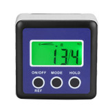 3 Button Mini Precision Magnetic Digital Tilt Box / Tilt Meter / Inclinometer(Blue)