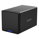 ORICO NS400-U3 4-bay USB 3.0 Type-B to SATA External Hard Disk Box Storage Case Hard Drive Dock for 3.5 inch SATA HDD, Support UASP Protocol