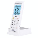 CHUNGHOP K-380EW WiFi Smart Universal LCD Air-Conditioner Remote Control with Holder, Support 2G / 3G / 4G / WiFi Network(White)