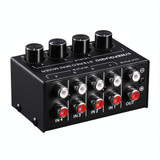 LINEPAUDIO B896 Four-channel Sassive Mixer (Black)