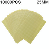 10000 PCS Transparent Round Shape Self-adhesive Sealing Sticker, Diameter: 25mm