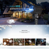 Blinblin CPS-L101 2W IP65 Waterproof White Light ABS Shell Landscape Light, Single Pattern Outdoor Lawn Lamp