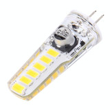 G4 4W 120LM Corn Light Bulb, 12 LED SMD 5730 Silicone, DC 12V(Warm White)