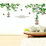 DIY Fashion Self Adhesive PVC Removable Wall Stickers / House Interior Decoration Pictures --Birds Return, Size: 90cm x 60cm