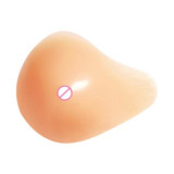 AS7 Spiral Shape Postoperative Rehabilitation Fake Breasts Silicone Breast Pad Nipple Cover 450g/Left