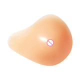 AS7 Spiral Shape Postoperative Rehabilitation Fake Breasts Silicone Breast Pad Nipple Cover 450g/Right