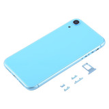 Back Housing Cover with Camera Lens & SIM Card Tray & Side Keys for iPhone XR(Blue)