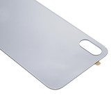 Glass Mirror Surface Battery Back Cover for iPhone X(Silver)