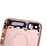 5 in 1 for iPhone SE Original (Back Cover + Card Tray + Volume Control Key + Power Button + Mute Switch Vibrator Key) Full Assembly Housing Cover(Rose Gold)