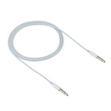 MH024 1m 3.5mm Jack Wire Control Stereo AUX Audio Cable for Computer, CD Player, MP3, Car, Headphone, Phones, Tablets, Speaker