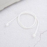 Wireless Bluetooth Earphone Anti-lost Strap Silicone Unisex Headphones Anti-lost Line for Apple AirPods 1/2, Cable Length: 60cm(White)