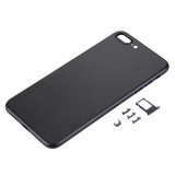 5 in 1 for iPhone 7 Plus (Back Cover + Card Tray + Volume Control Key + Power Button + Mute Switch Vibrator Key) Full Assembly Housing Cover(Black)