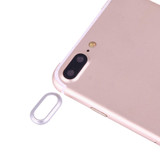 For iPhone 7 Plus Rear Camera Lens Protective Cover with Needle(Silver)