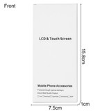 50 PCS Cardboard Packaging White Box for iPhone 5 LCD Screen and Digitizer Full Assembly