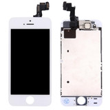 10 PCS TFT LCD Screen for iPhone 5S  Digitizer Full Assembly with Front Camera (White)