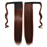 33# Invisible Seamless Bandage-style  Wig Long Straight Hair Wig Ponytail