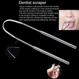 10 PCS Stainless Steel Tongue Scraper Dentist Tools