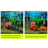 60cm Single Head Aquarium Pump Bubble Bar Hose Aquarium Accessories Air Oxygen Strip Diffuser for Aquariums and Fish Tanks