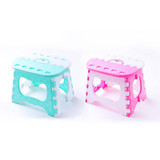 2 PCS Outdoor Portable Sitting Plastic Folding Stool Fishing Useful Stool, Random Color Delivery