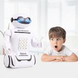 Multi-function Robot Piggy Bank Desk Lamp Code Money Box for Children