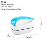 ZY-02L Aquarium Fish Tank Suspended Handle Design Magnetic Cleaner Brush Cleaning Tools, L, Size: 11.5*9*6cm