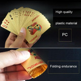 Creative Frosted Mosaic Gold Double Dragon Kung Hei Fat Choy Back Texture Plastic From Vegas to Macau Playing Cards Texas Poker Novelty Collection Gift