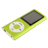 1.8 inch TFT Screen Metal MP4 Player with TF Card Slot, Support Recorder, FM Radio, E-Book and Calendar(Green)