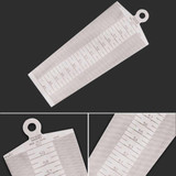 Wedge Feeler Gap 45-60mm Stainless Steel Ruler Inspection Taper Gauge Metric Measure Tool