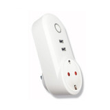 SA-002 2 USB Ports + 1 EU Socket WiFi Smart Power Plug Socket, Compatible with Alexa and Google Home, AC 110V-230V, EU Plug