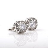 1 Pair Fashion Luxury Crystal Cufflinks