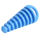 Motorcycle Exhaust Pipe Motocross Tailpipe PVC Air-bleeder Plug Exhaust Silencer Muffler Wash Plug Pipe Protector(Blue)