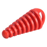 Motorcycle Exhaust Pipe Motocross Tailpipe PVC Air-bleeder Plug Exhaust Silencer Muffler Wash Plug Pipe Protector(Red)