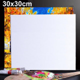 5 PCS Oil Acrylic Paint White Blank Square Artist Canvas Wooden Board Frame, 30x30cm
