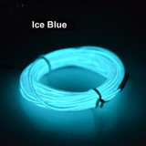 Flexible LED Light EL Wire String Strip Rope Glow Decor Neon Lamp USB Controlle 3M Energy Saving Mask Glasses Glow Line F277(Lemon Yellow Light)