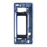 For Galaxy S10+  Front Housing LCD Frame Bezel Plate (Blue)