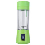USB Rechargeable Electric Automatic Vegetable Fruit Citrus Orange Juice Maker Cup Mixer Bottle (380ML 2 Blender)