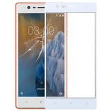 Front Screen Outer Glass Lens for Nokia 3(White)