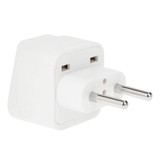 20PCS EU Plug Adapter Power Socket Travel Converter(White)