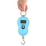 MH-04 LCD Portable Electronic Handheld Hanging Digital Scale, Excluding Batteries(Blue)