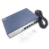 ESCAM POE 4+2 6-Port Fast Ethernet Switch 4-Port POE 10/100M 120W Network Switch, Transmission Distance: 150m(Black)
