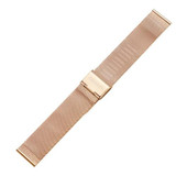 CAGARNY Simple Fashion Watches Band Metal Watch Band, Width: 18mm(Gold)