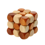 Wooden Children Adult Casual Unlock Toys Cube Toys DIY Kids Baby Educational Toy