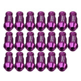 D1 Spec P1.5 M12x1.25 Racing Wheel Nut, Length: 50mm(Purple)