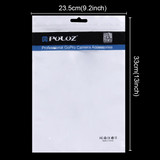 10 PCS PULUZ 33cm x 23.5cm Hang Hole Clear Front White Pearl Jewelry Zip Lock Packaging Bag(Size: XL)